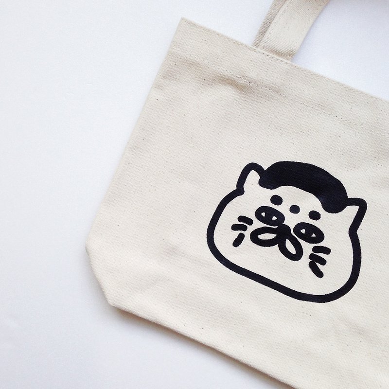 Silk seal small bag - Jiro (dark bag models) - Handbags & Totes - Cotton & Hemp White