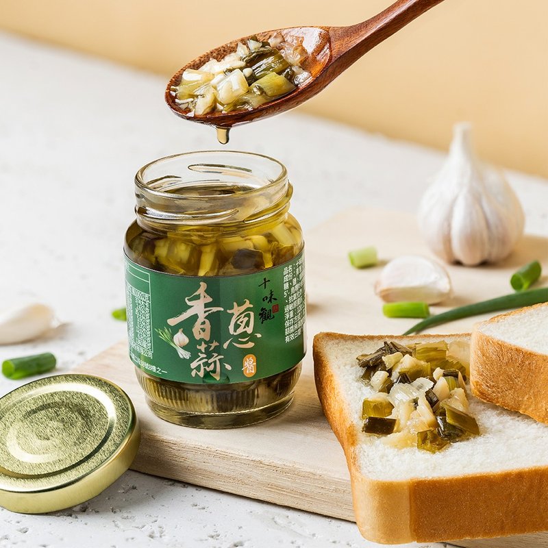 【十味觀】香蔥蒜醬(120g) - 醬料/調味料 - 玻璃 透明