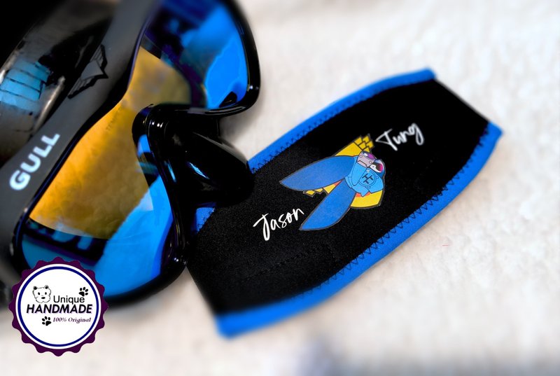 Personalised Scuba Mask Strap Cover 潛水鏡 潛水用品帶套 - 運動配件 - 防水材質 粉紅色