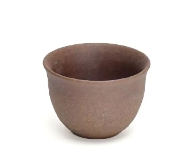 陶作坊│老岩泥圓定杯(火) - 茶壺/茶杯/茶具 - 陶 咖啡色