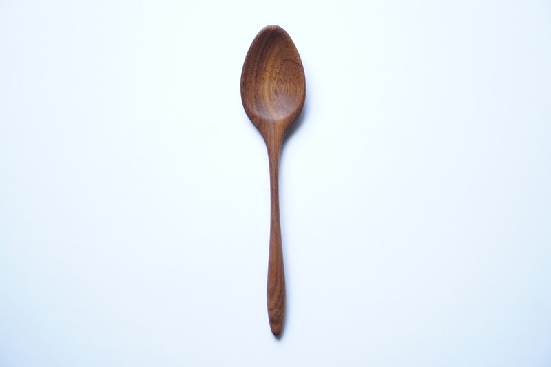 木のカレースプーン, ウォルナット - 刀叉/湯匙/餐具組 - 木頭 咖啡色