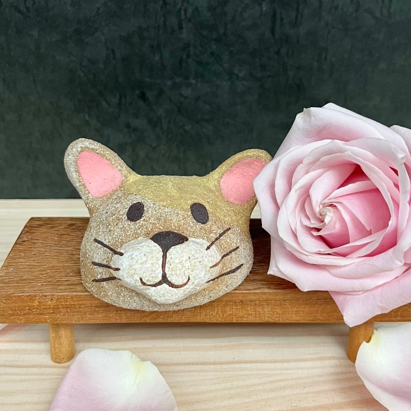 A Lu cat pottery pottery shakes sound/suitable for dried flowers/decoration/diffuser/gift/hand-painted - Pottery & Ceramics - Pottery Multicolor