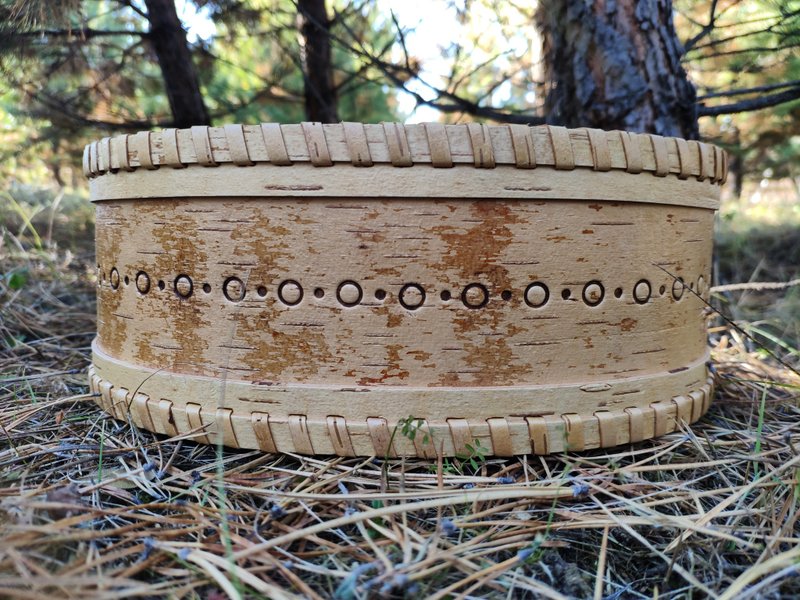 Birch bark basket - Food Storage - Wood 