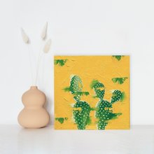 現代アートCG「サボテンのある風景」抽象画風景画 安かっ