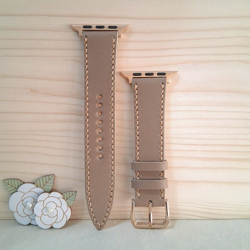 Apple Watch Leather Strap / Handcrafted / Classic Reissue Camel - Watchbands - Genuine Leather 
