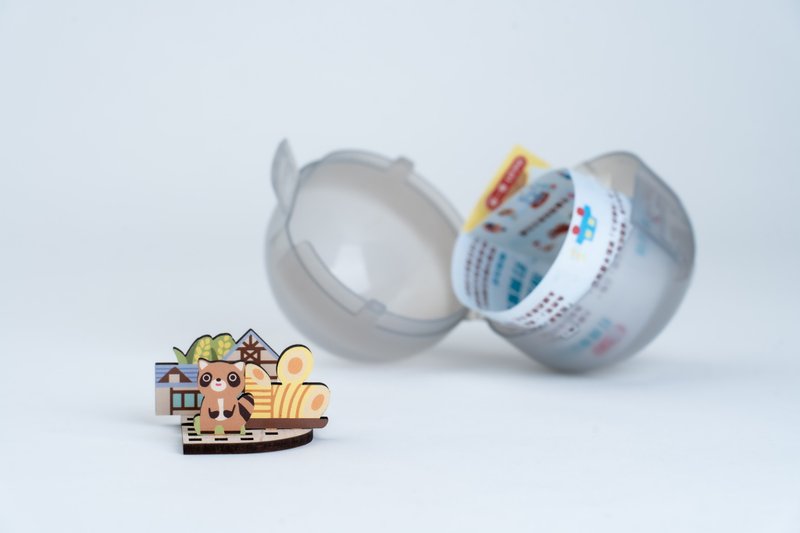 OPEN City-宜蘭ガチャコレクション-第二弾-亞典菓子工場 - 置物 - 木製 