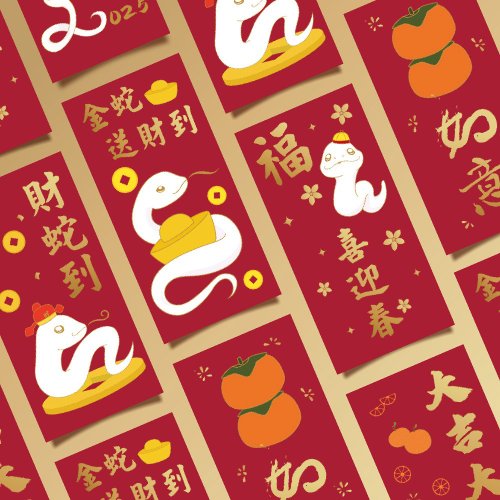 醫碩科技 醫碩科技 創意紅包袋水晶貼 UV轉印貼 水晶標 福氣套組