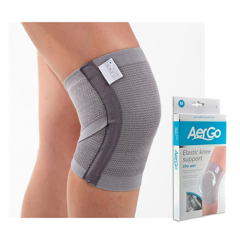 【EuniceMed】AerGo 後交叉護膝 膝蓋關節保護 扁彈簧支撐 6601 - 其他 - 其他材質 灰色