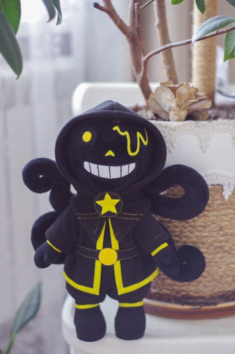 Shattered Dream Sans Undertale AU Collectible Doll | Made to Order - 公仔/玩偶 - 聚酯纖維 黑色