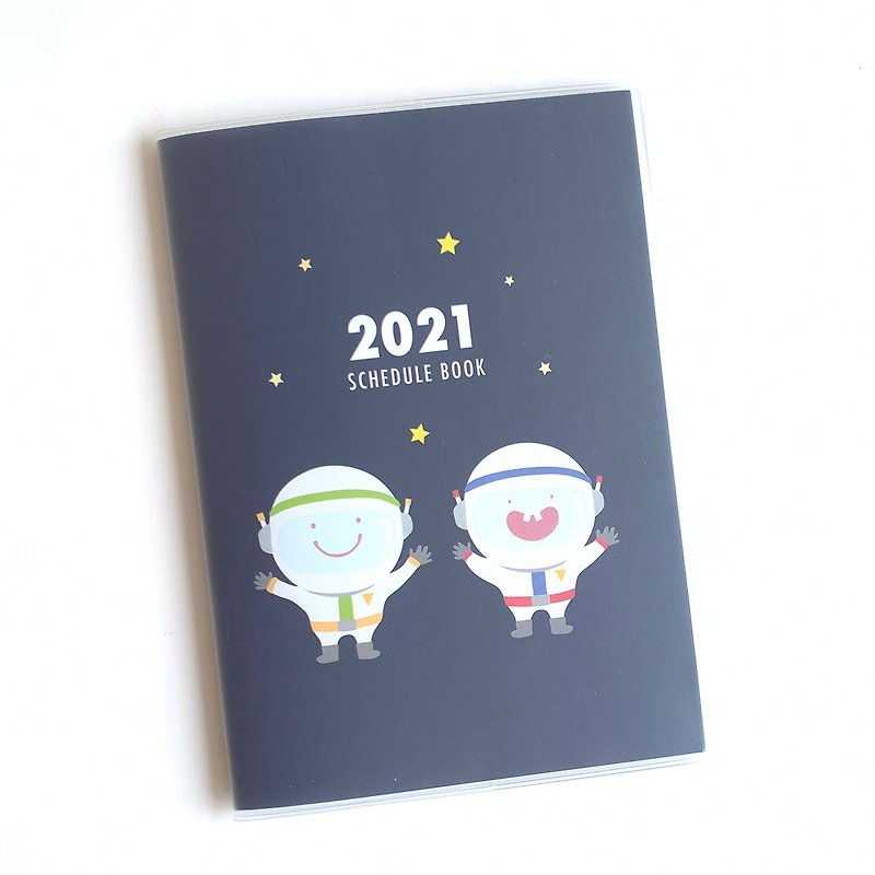 Bulbble Inc. Space Schedule Book 2021 - Notebooks & Journals - Paper Multicolor