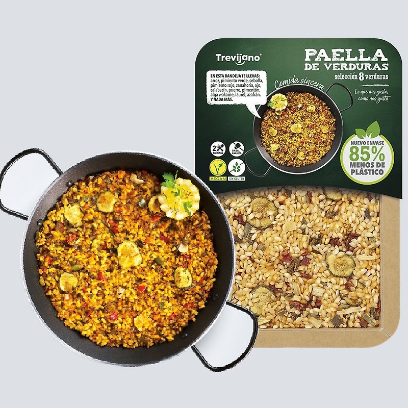 8 Vegetables Paella (2-3 servings) - with saffron powder
