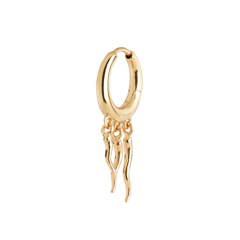 Gaia mini earrings - Earrings & Clip-ons - Sterling Silver Gold