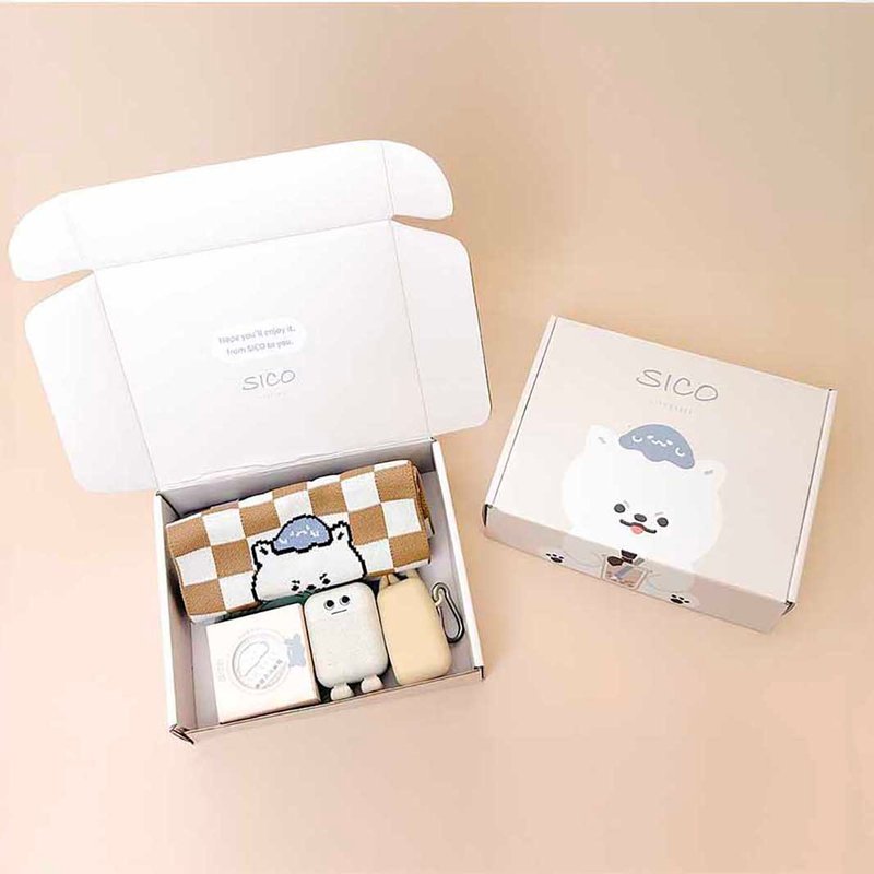 SICO Family Super Healing Series Gift Box - หลอดดูดน้ำ - ซิลิคอน หลากหลายสี