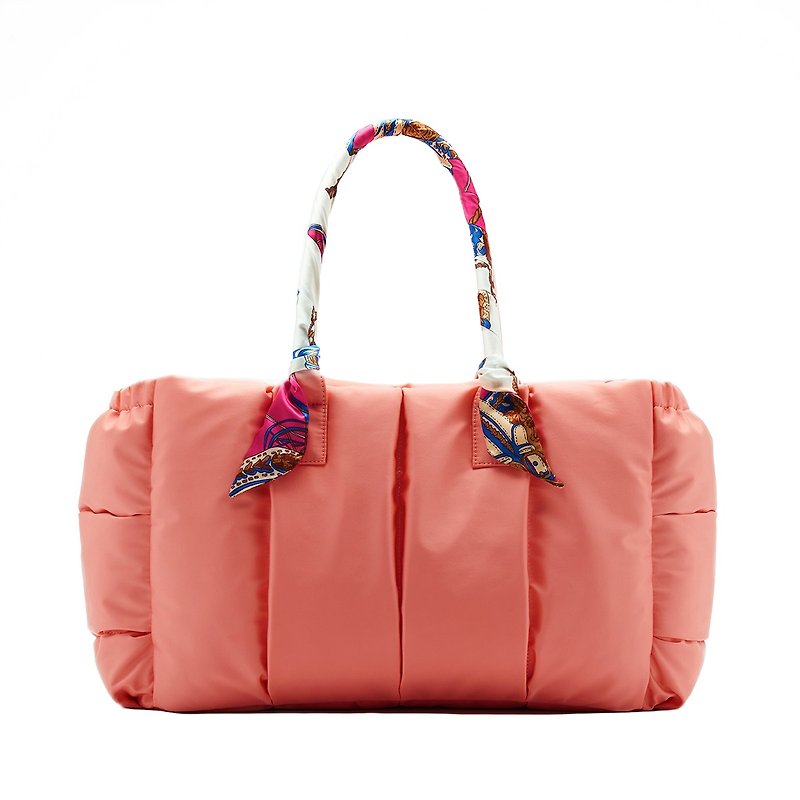 VOUS Luxury Mother Bag Rose Quartz + Pink Lady Scarf - กระเป๋าคุณแม่ - เส้นใยสังเคราะห์ สึชมพู