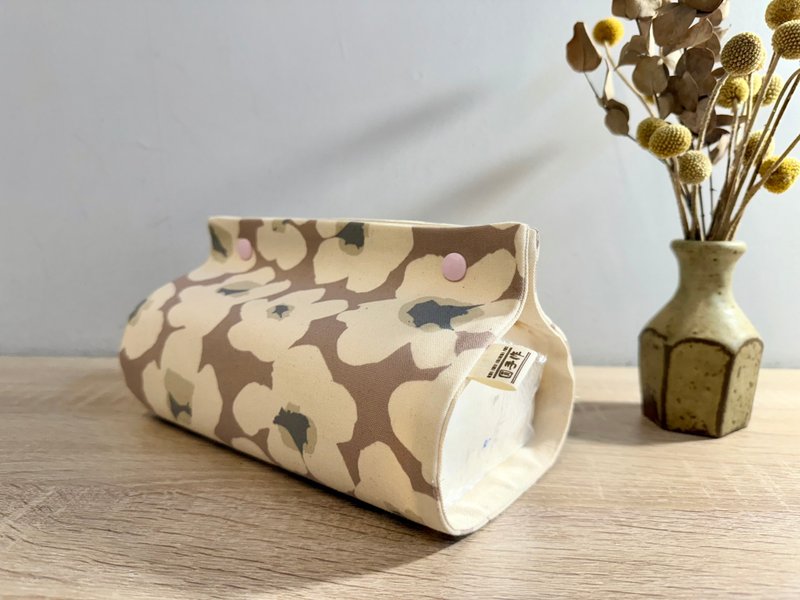 【現貨】暮杏花影/面紙套雙用面紙套餐桌墊 - 面紙盒 - 棉．麻 