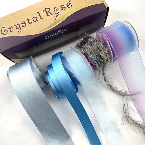 Crystal Rose Ribbon 緞帶專賣 山嵐雲繞緞帶禮盒/禮物Idea系列/5入