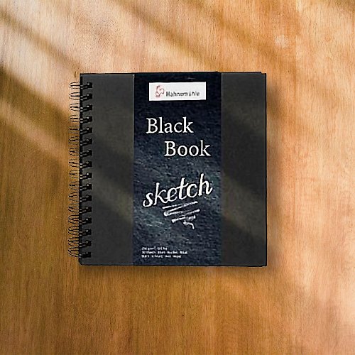 文聚 德國 HAHNEMUHLE BlackBook多功能素描本/23.5*23.5cm/250gsm