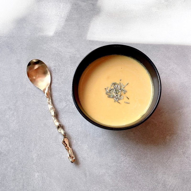 melt 溶け模様を楽しむ真鍮スプーン - 刀叉/湯匙/餐具組 - 銅/黃銅 金色