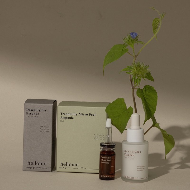 水潤發光入門組-拋光安瓶10ml+水乳精華30ml - 保養/沐浴旅行組 - 玻璃 多色