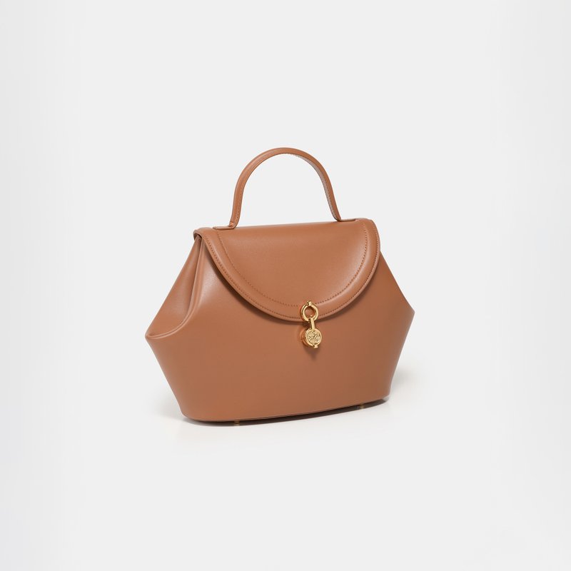 The Miro Bag 玉米基純素皮革 手提包 斜背包 棕色 - 手提包/手提袋 - 人造皮革 咖啡色