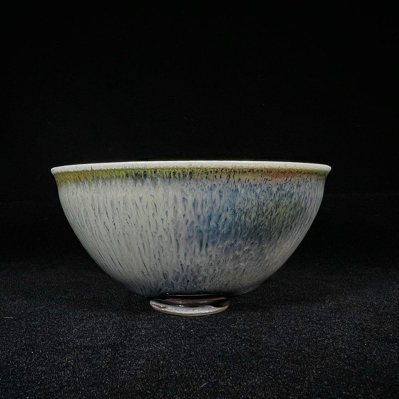 手作柴燒鈞釉茶碗JUN005 - 茶壺/茶杯/茶具 - 其他材質 