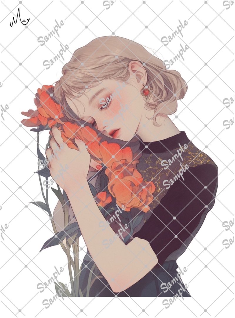 オリジナル人物ステッカー - 貼紙 - 紙 