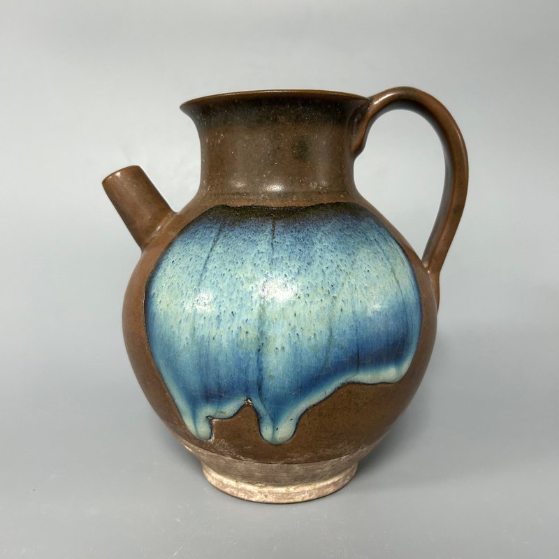 唐花釉執壺 - 擺飾/家飾品 - 陶 卡其色