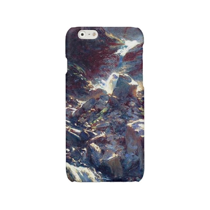 Samsung Galaxy case iPhone case phone hard case Waterfall blue 2102 - 手機殼/手機套 - 塑膠 藍色