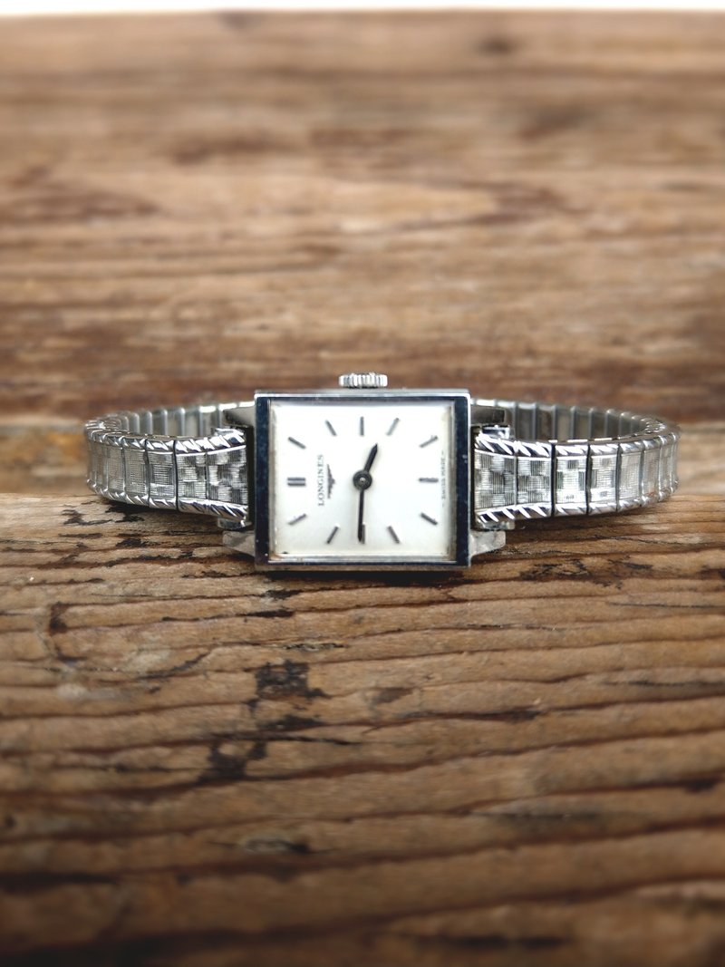 浪琴_Longines vintage watch 手上鍊經典女錶_古董錶_手錶 - 女錶 - 其他材質 銀色