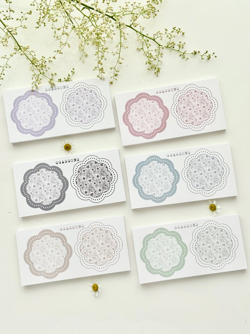 Flower frame paper - Sticky Notes & Notepads - Paper 