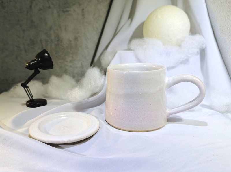 雪櫻山形杯-約330ml,茶杯,馬克杯,水杯,咖啡杯,杯蓋 - 咖啡杯/馬克杯 - 陶 多色