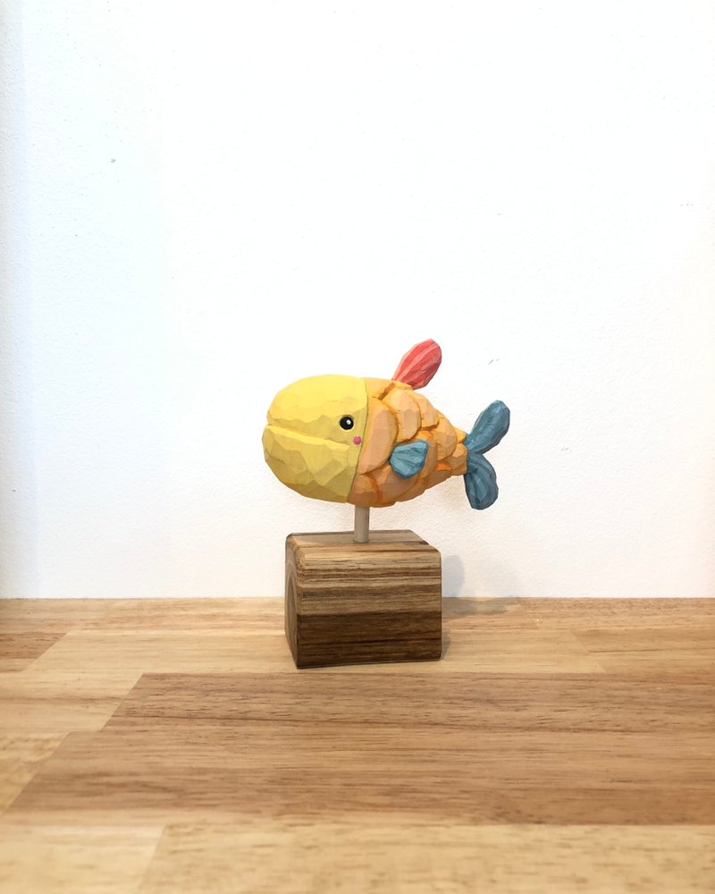 Little fish - 擺飾/家飾品 - 木頭 