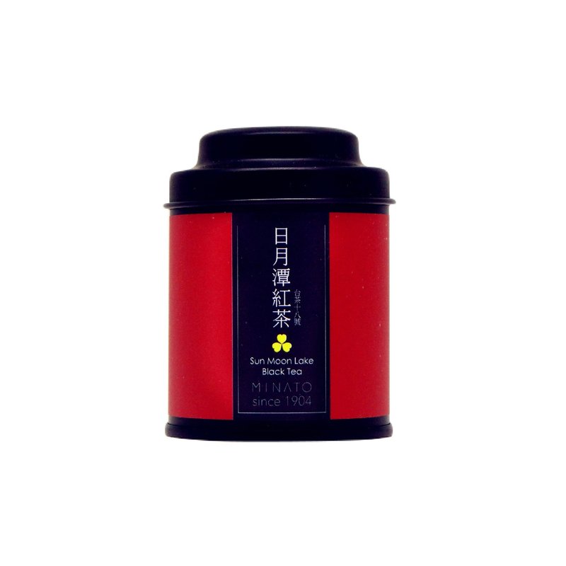 【茶粒茶】原片茶葉 質感霧黑Mini罐-日月潭紅茶 - 茶葉/茶包/水果茶 - 新鮮食材 紅色