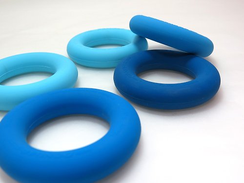 聖霖創意國際有限公司 donugrip 甜甜握力圈—漸層藍(5入)
