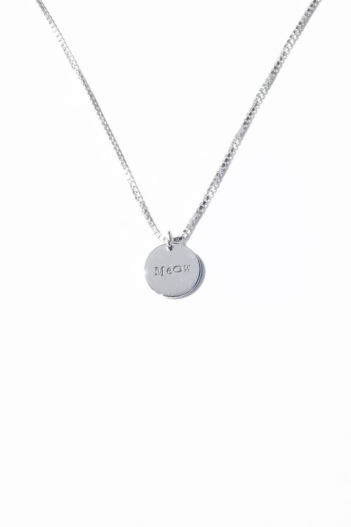 Phoelia Customized Silver Alphabet Necklace-S 客製化純銀字母項鍊-小