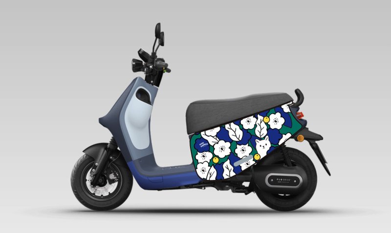 BLR Gogoro VIVA MIX 系列 防刮車套 iD141 - 其他 - 聚酯纖維 藍色