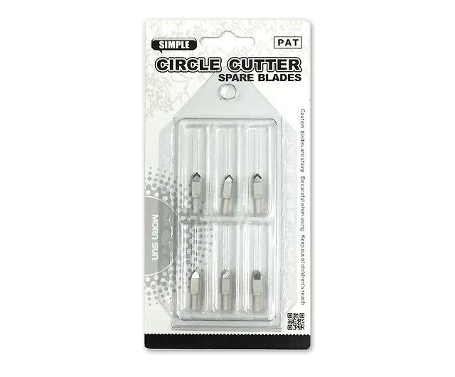 Precision circle cutter combination (including adhesive cutting