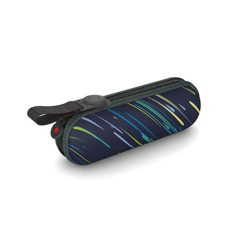 【Knirps德國紅點傘】 X1 膠囊五折傘-Lightning Blue - 雨傘/雨衣 - 聚酯纖維 藍色