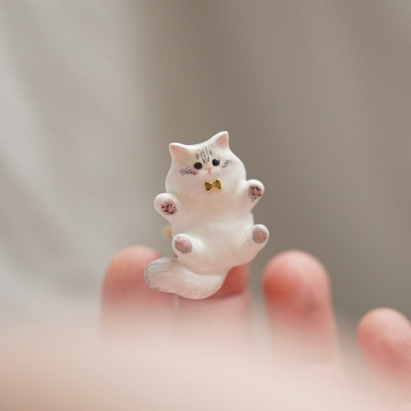 Unicorn forest unimori clay small animal customized semi-three-dimensional relief ring - General Rings - Clay 