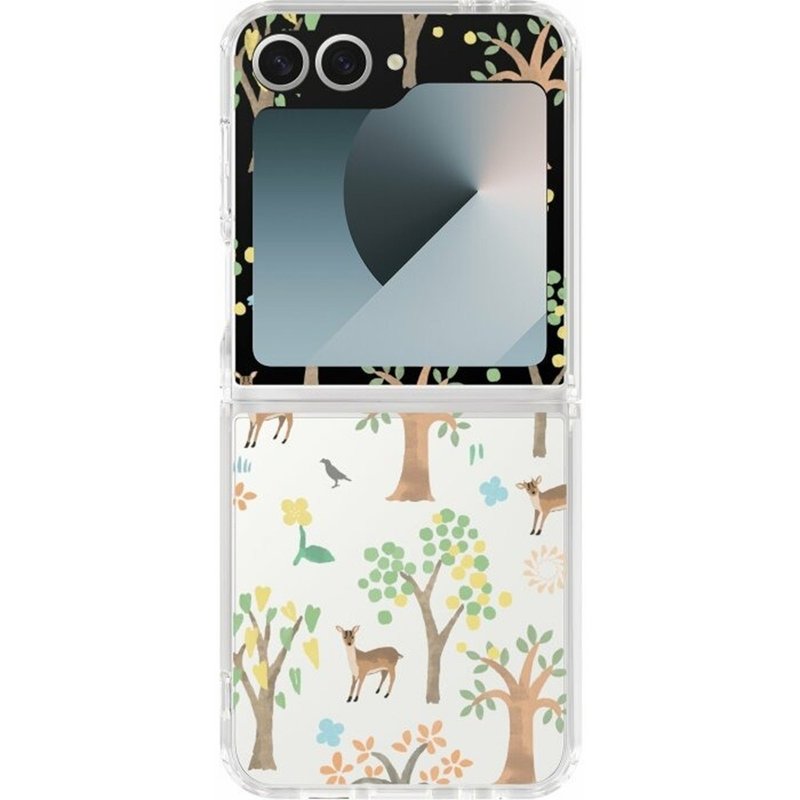 【預購】三星手機殼/Samsung Galaxy Z Flip6/山羌之森/白晝 - 手機殼/手機套 - 其他材質 白色