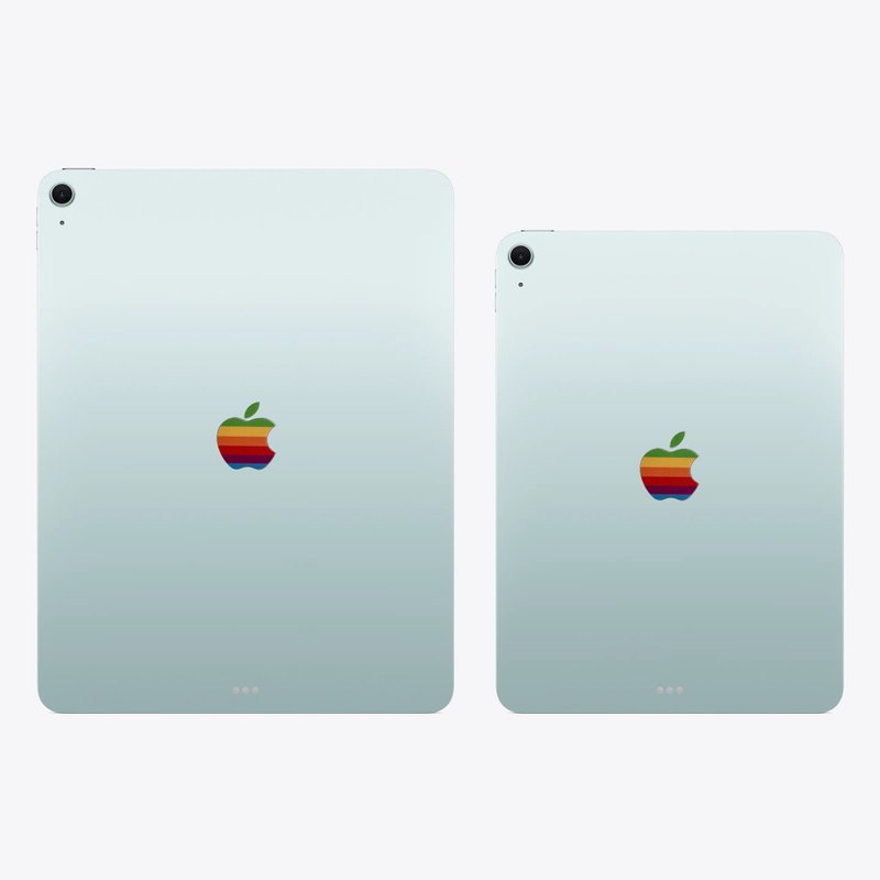 彩虹蘋果 Logo 貼紙 iPad Pro / iPad Air / iPad / iPad Mini - 平板/電腦保護殼/保護貼 - 紙 多色