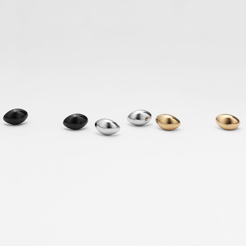 Everyday Bean Earrings - Earrings & Clip-ons - Stainless Steel 