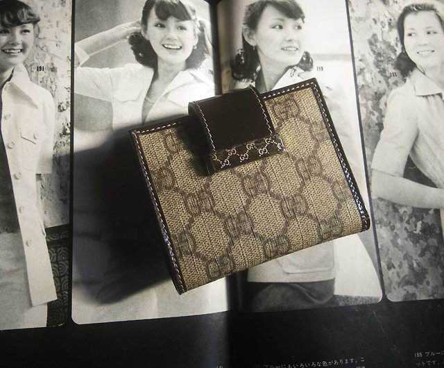 OLD-TIME] Early second-hand old bags Italian-made GUCCI short wallet - Shop  OLD-TIME Vintage & Classic & Deco Wallets - Pinkoi
