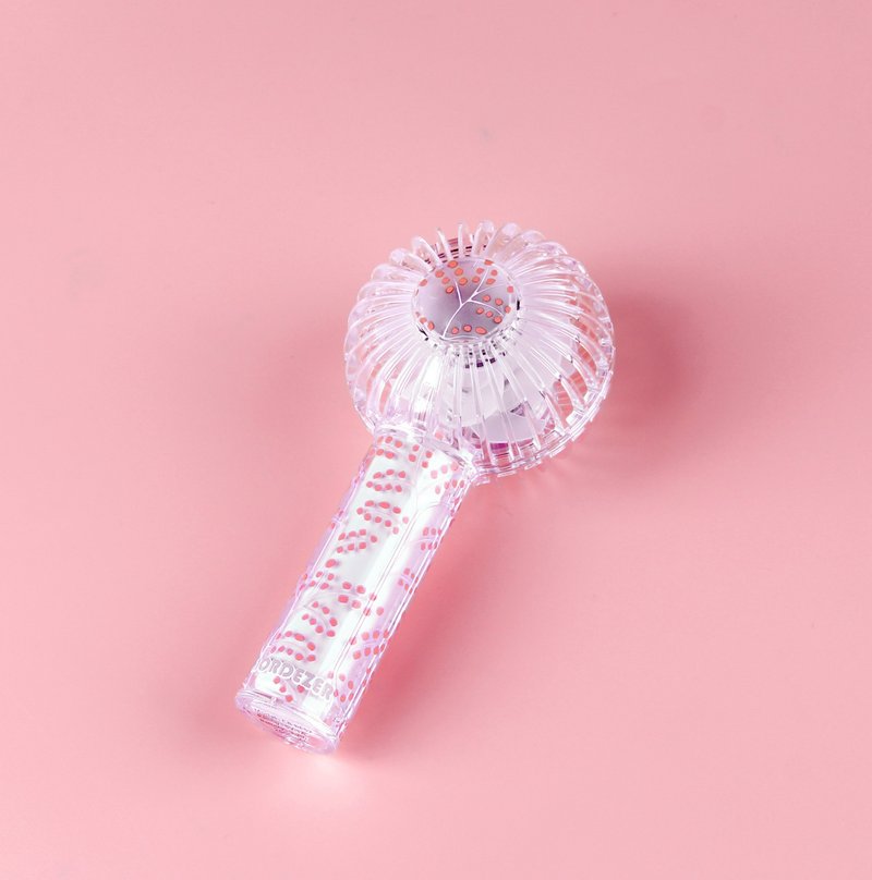 雙葉片透明小風扇 - (Nordezer)波爾卡莓 - 電風扇 - 塑膠 透明
