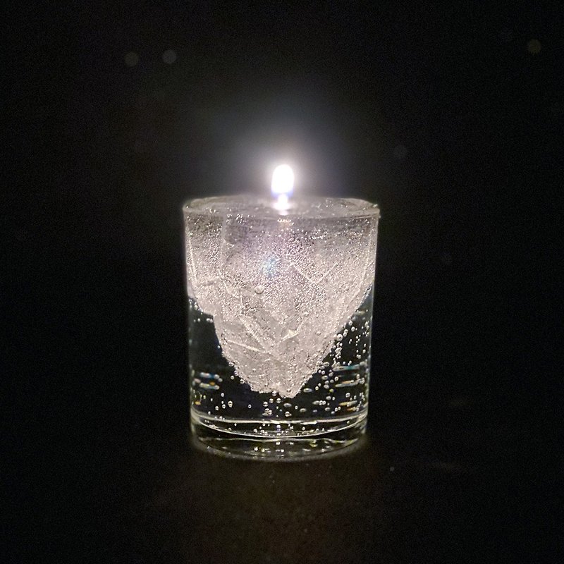 サスペンドアイスバーグキャンドル|手作りの香りのキャンドル - キャンドル・燭台 - 蝋 透明