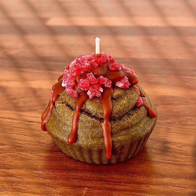 抹茶莓果巧克力 – 甜點造型蠟燭 - 香薰蠟燭/燭台 - 蠟 多色