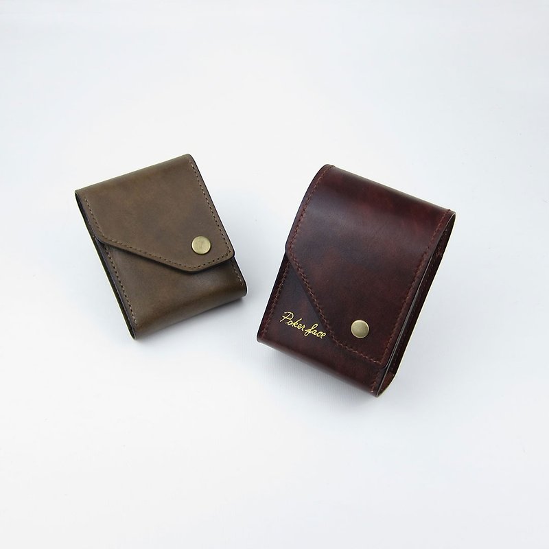 [Additional Purchase] Handwritten Hot Stamping - Wallets - Genuine Leather Multicolor