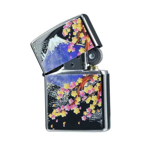 ZIPPO Official Flagship Store】Dazzling Cherry Blossom Fuji
