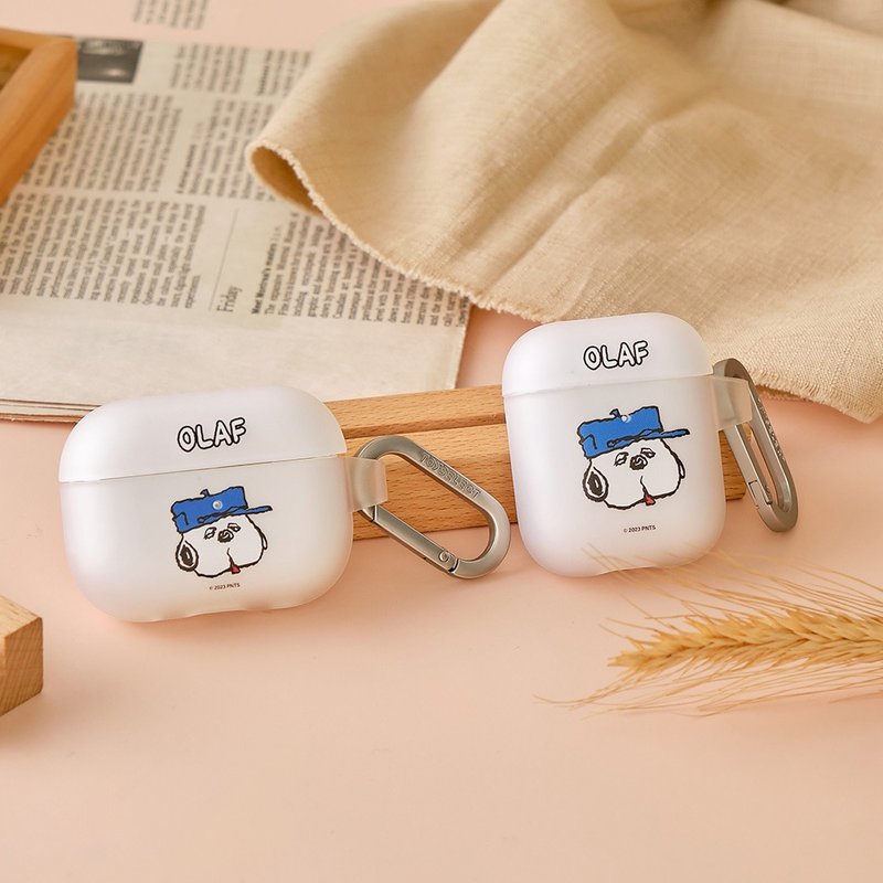 SNOOPY史努比大頭歐拉夫強悍防摔AirPods保護套 - AirPods/耳機保護套 - 塑膠 多色