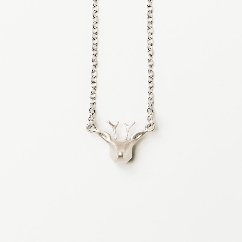 Milu Deer Necklace - สร้อยคอ - เงินแท้ 
